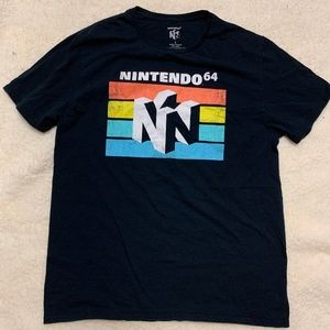 LRG Unisex Black Nintendo 64 Tee